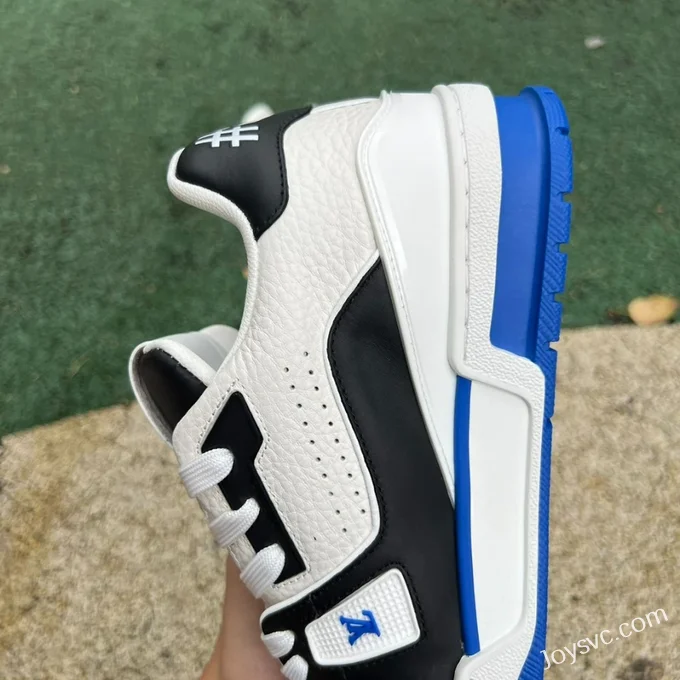 Louis Vuitton Trainer Black White Blue