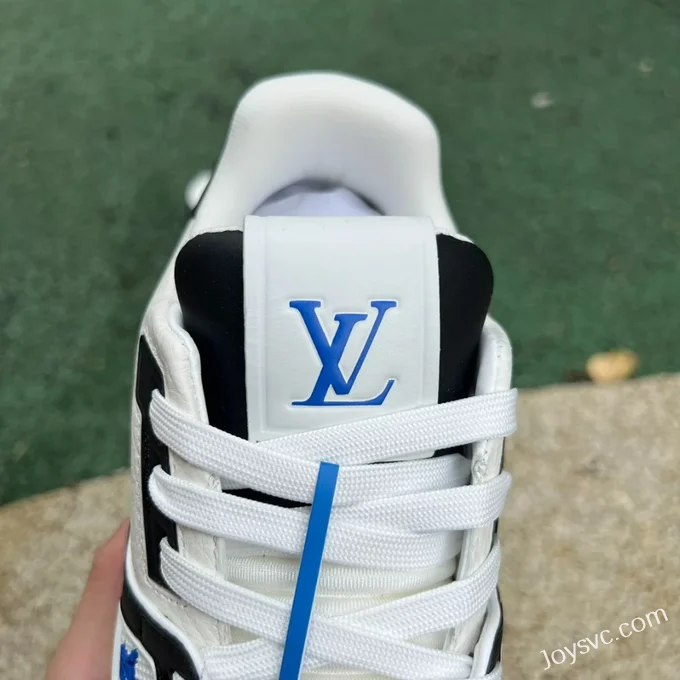 Louis Vuitton Trainer Black White Blue