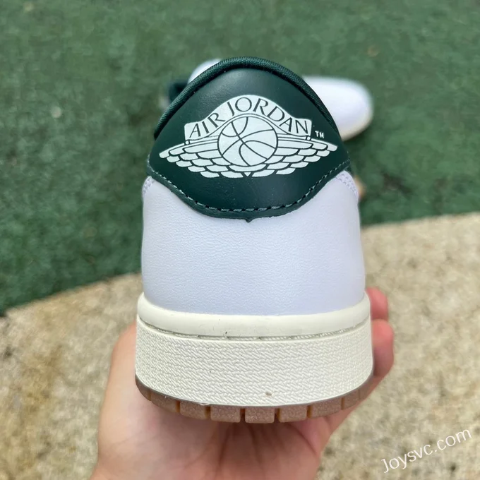 Air Jordan 1 Low DZ0775-133 White Green Oxidized DT Version