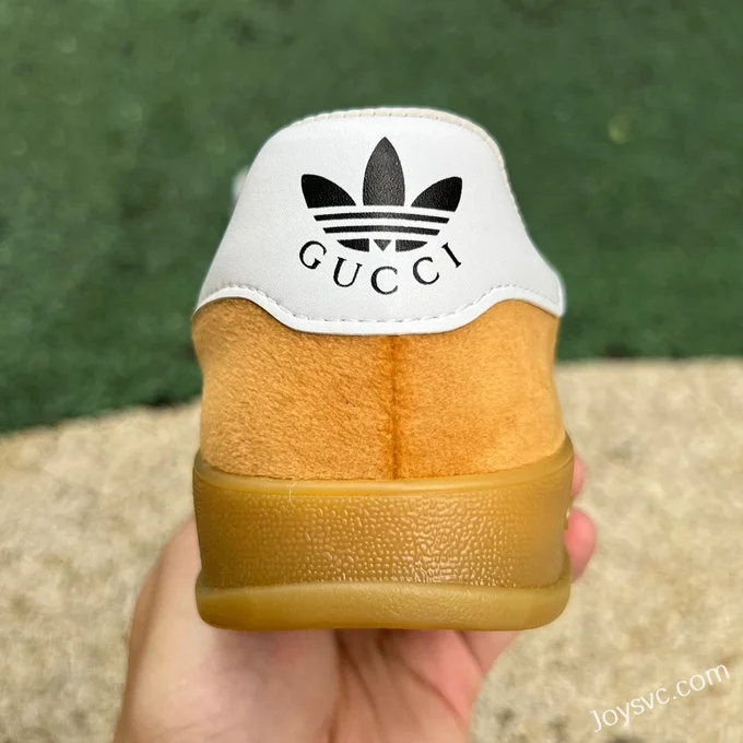 Adidas x Gucci Gazelle Yellow Retro Sneakers