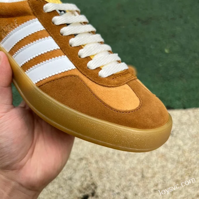 Adidas x Gucci Gazelle Yellow Retro Sneakers