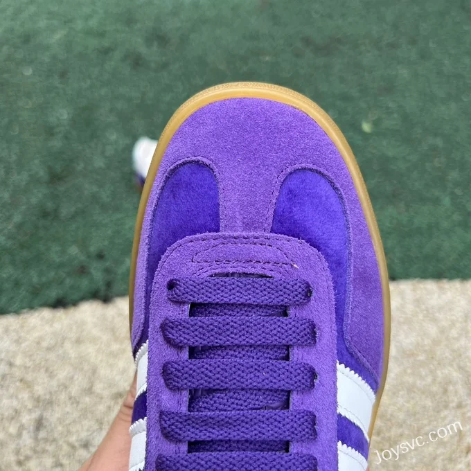 Adidas x Gucci Gazelle Purple Retro Sneakers