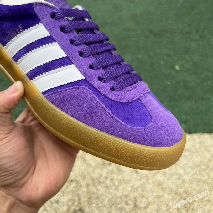 Adidas x Gucci Gazelle Purple Retro Sneakers