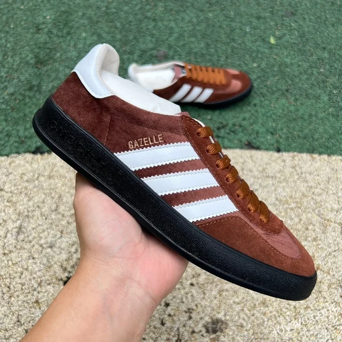 Adidas x Gucci Gazelle Brown Retro Sneakers