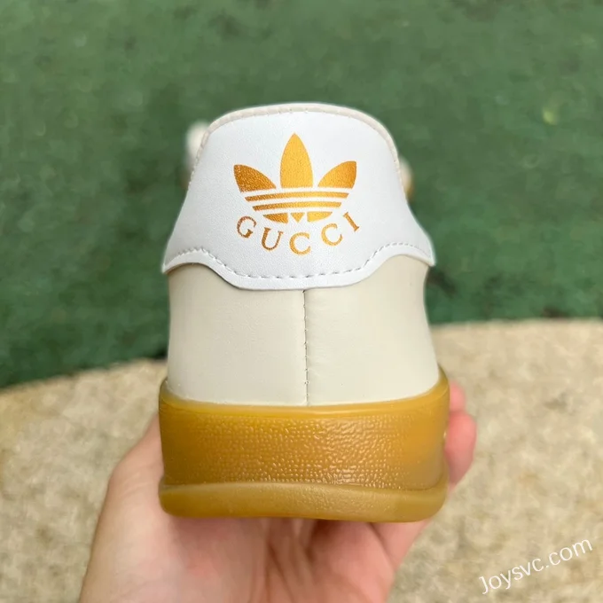 Adidas x Gucci Gazelle White Green Retro Sneakers