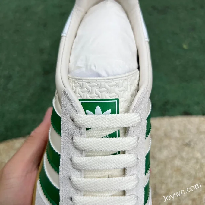 Adidas x Gucci Gazelle White Green Retro Sneakers