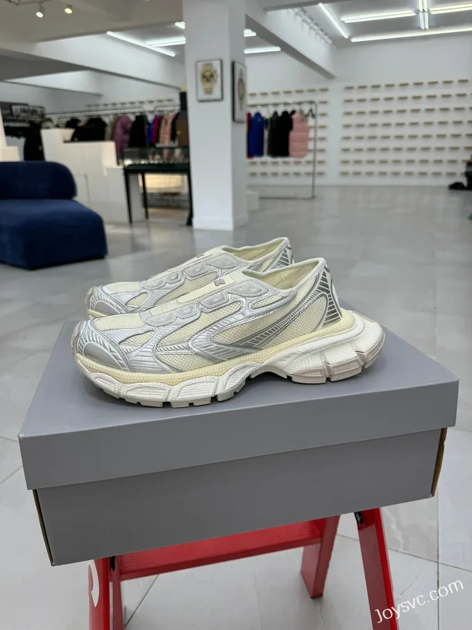 Balenciaga 10th Gen 3XL Slip-On White Gold Sneakers