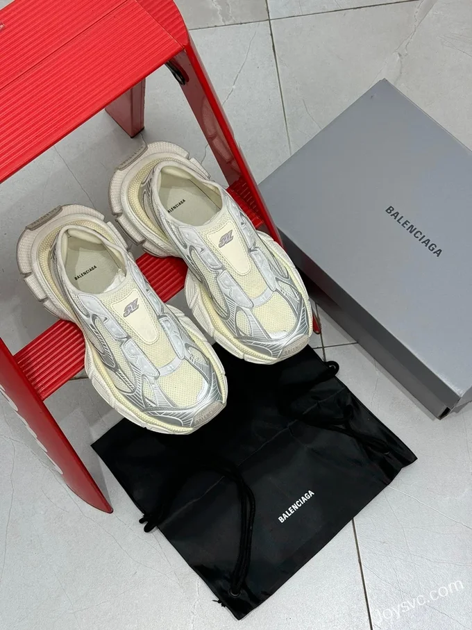 Balenciaga 10th Gen 3XL Slip-On White Gold Sneakers