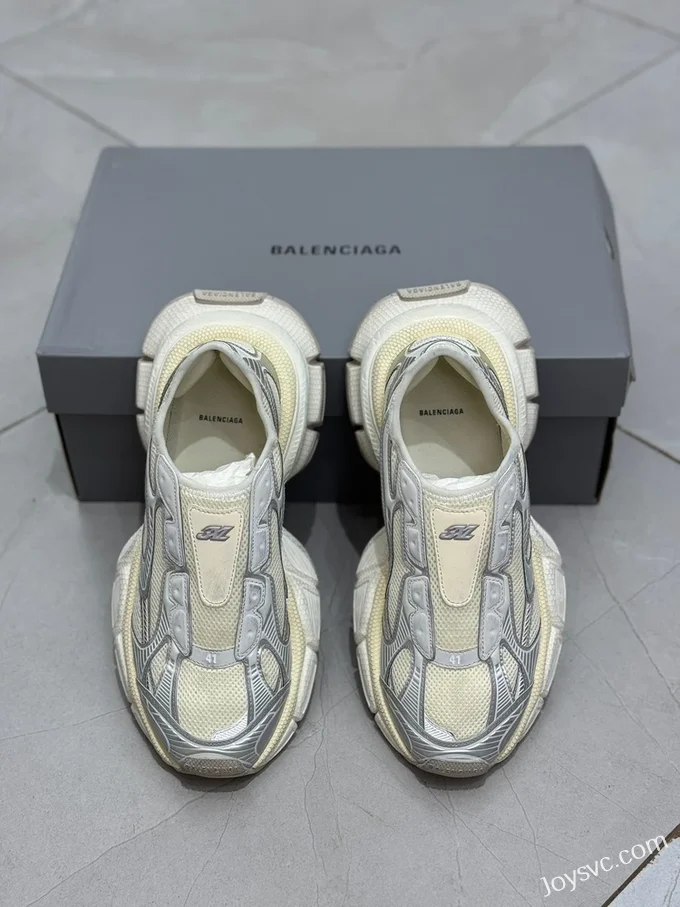 Balenciaga 10th Gen 3XL Slip-On White Gold Sneakers