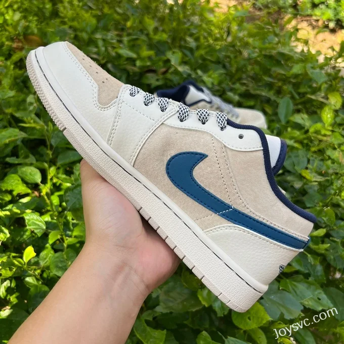 Air Jordan 1 Low SJ9950-027 White Brown Blue