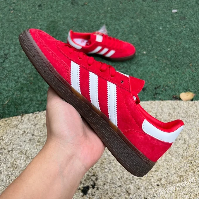 Adidas Handball Spezial Red White Retro Sneakers FV1227