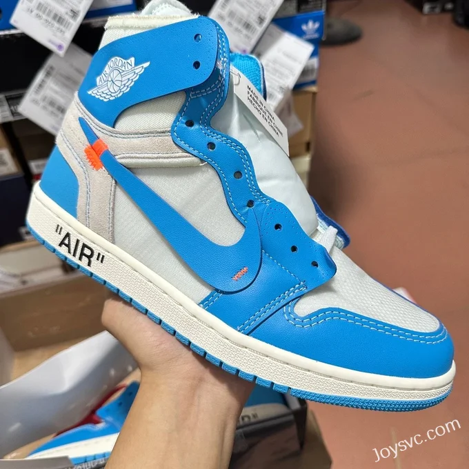 LJR AJ1 Off-White UNC Blue White