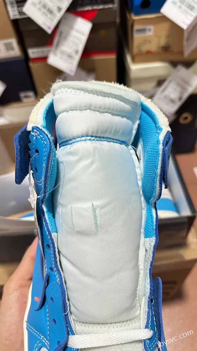 LJR AJ1 Off-White UNC Blue White