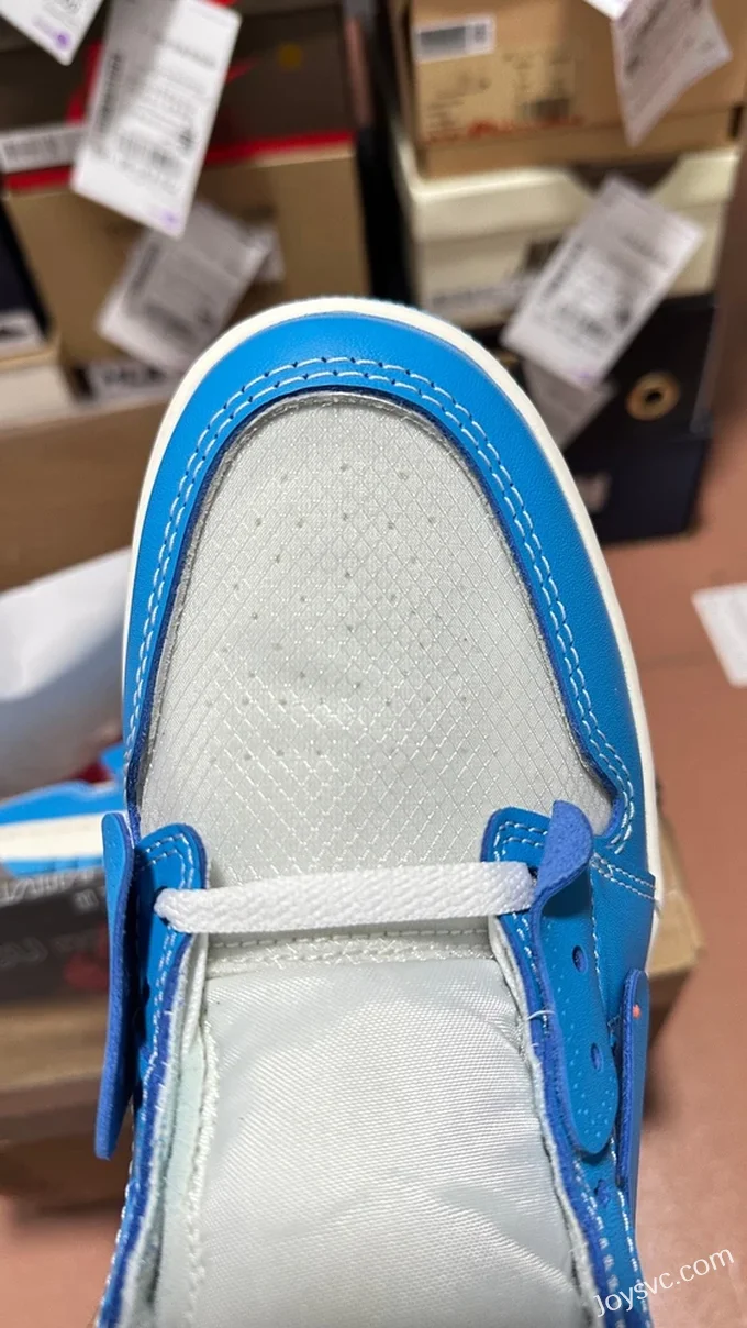 LJR AJ1 Off-White UNC Blue White