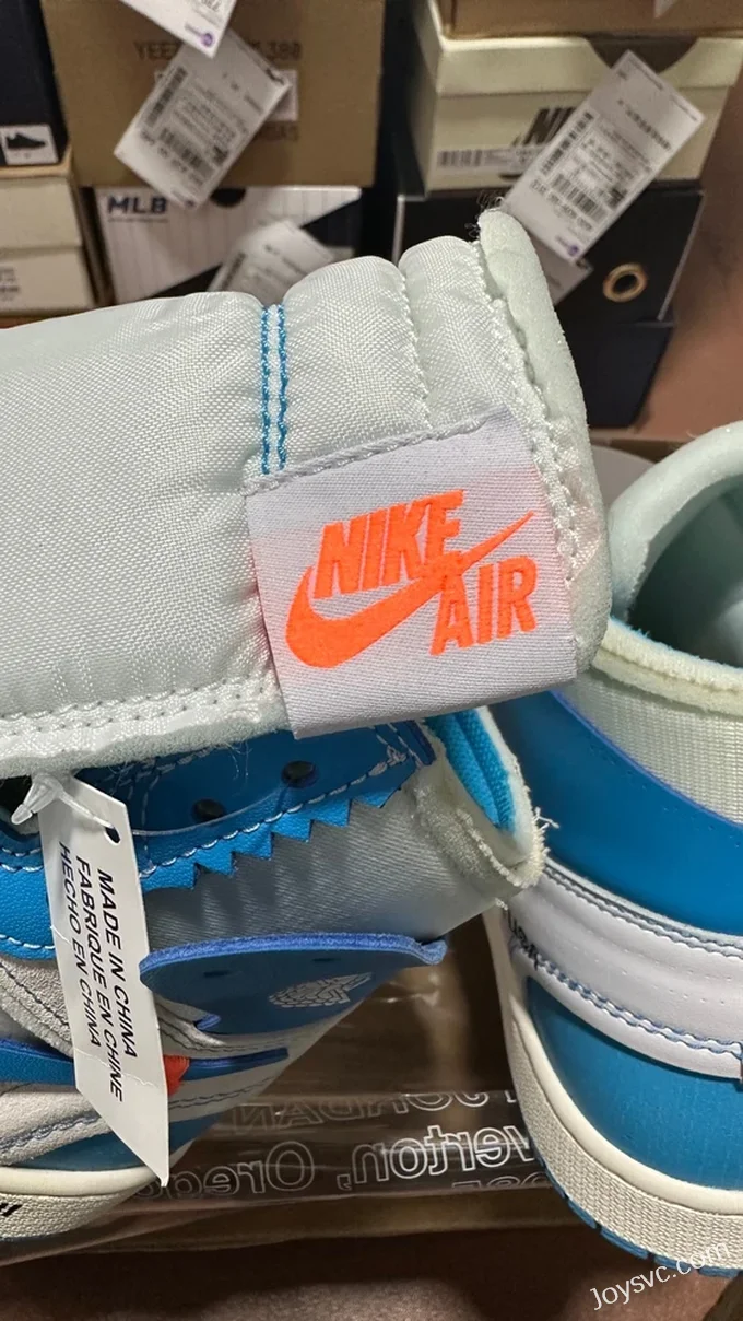 LJR AJ1 Off-White UNC Blue White