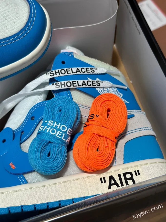 LJR AJ1 Off-White UNC Blue White