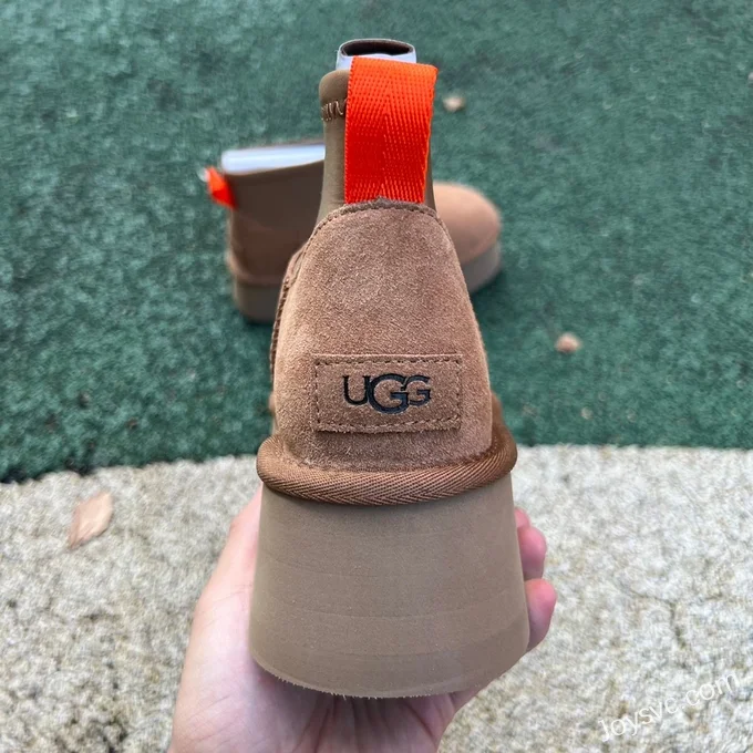 UGG Thick Sole Chestnut Mid Top Boots