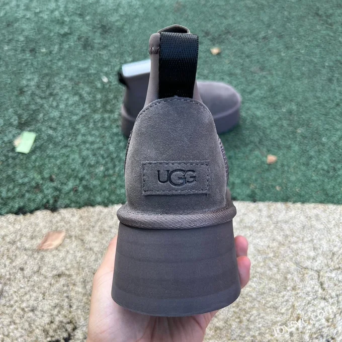 UGG Thick Sole Grey Mid Top Boots