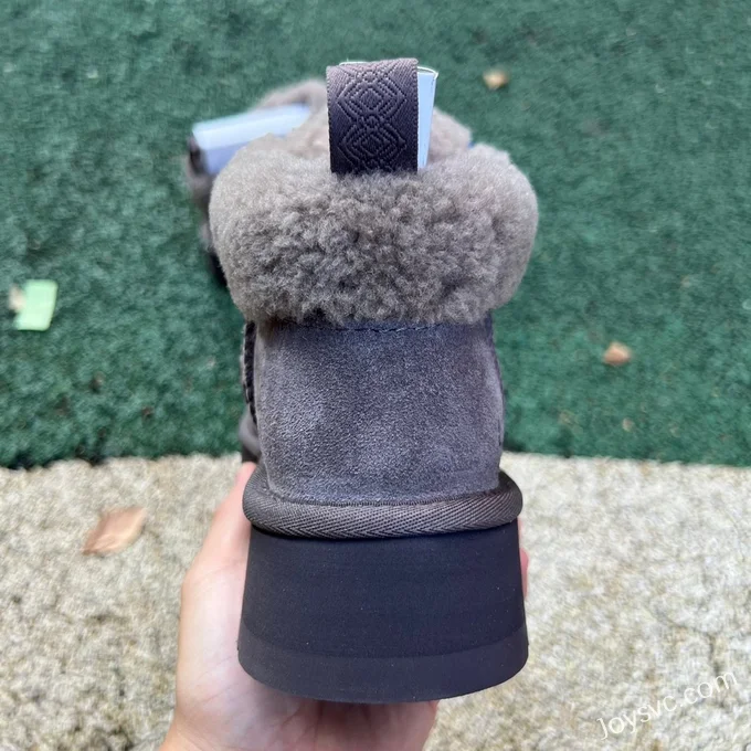 UGG Thunder Grey Thick Sole Fur Boots