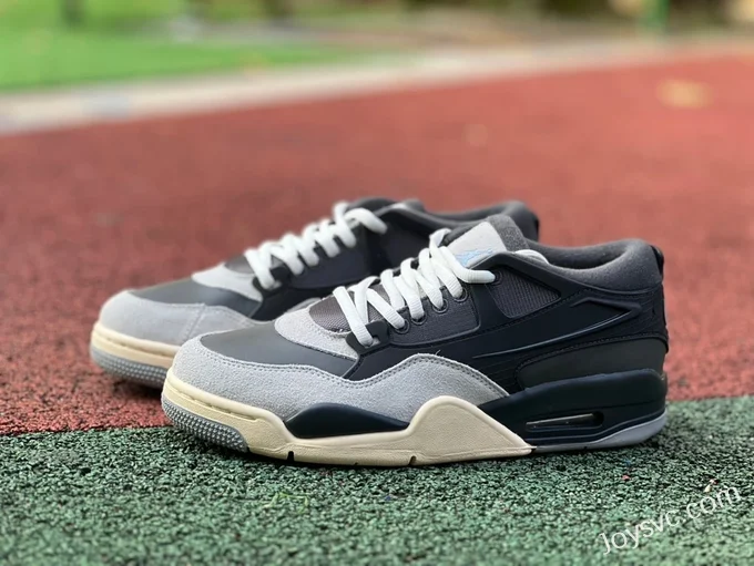 Air Jordan 4 RM FQ7938-002 Low Black Grey