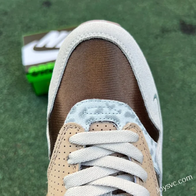 Division St. x Nike Air Max 1 University of Oregon Beige Brown HQ2640-20