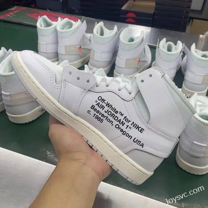 LJR AJ1 Off-White Pure White Europe Exclusive