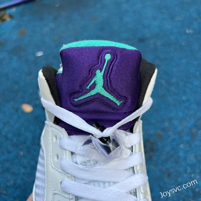 Air Jordan 5 Retro Grape 136027-108 White Purple