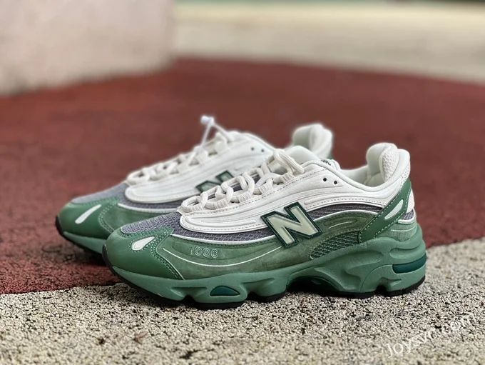 NB 1000 Green Grey White New Balance M1000 Classic Retro Sneakers M1000MA