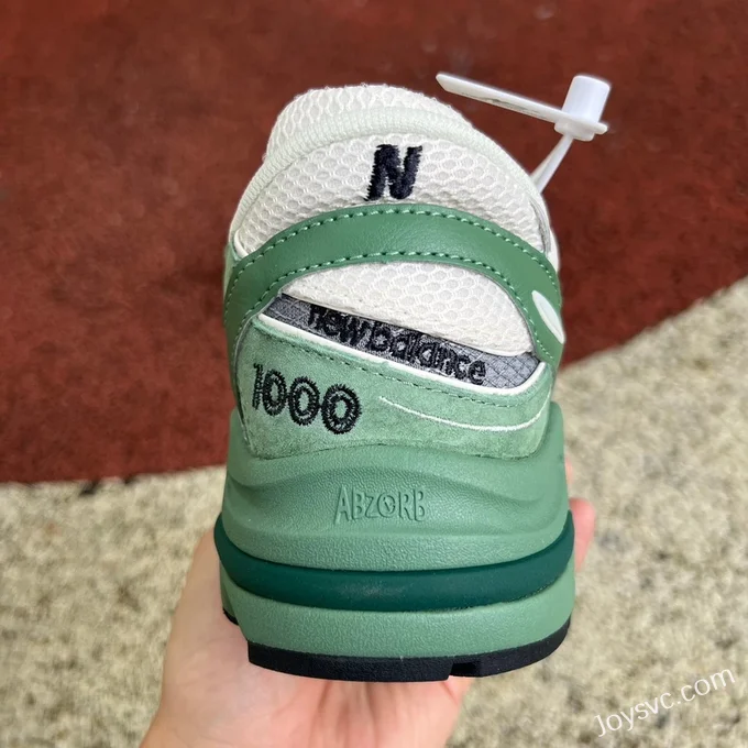 NB 1000 Green Grey White New Balance M1000 Classic Retro Sneakers M1000MA