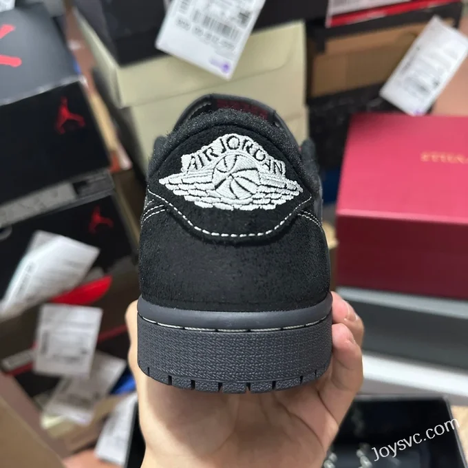 LJR AJ1 Low Travis Scott Black