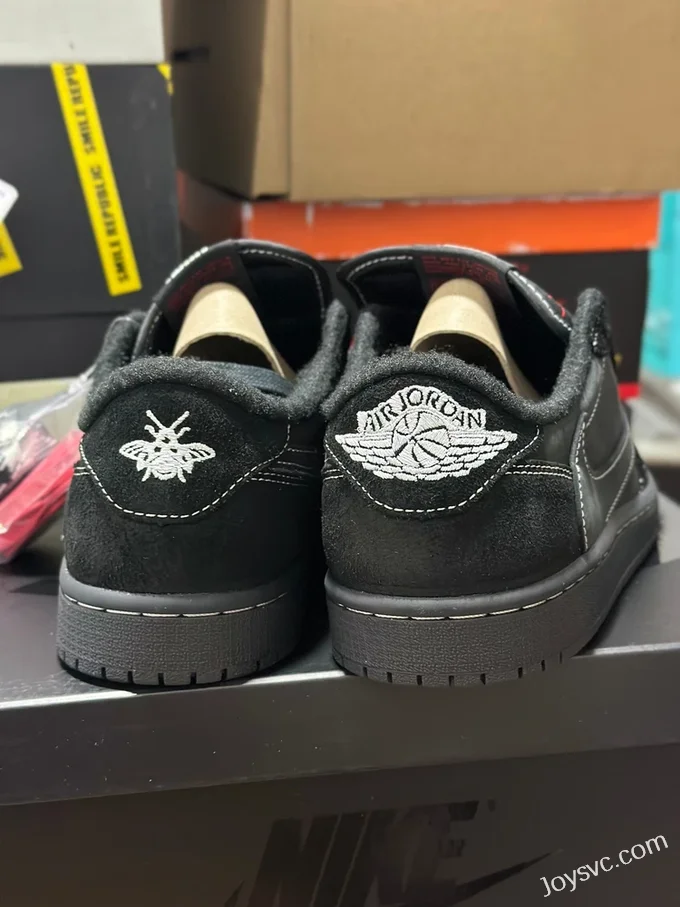 LJR AJ1 Low Travis Scott Black