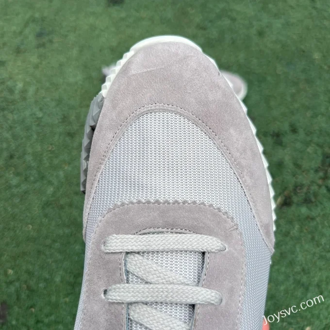 Hermes Bouncing Mesh Grey Blue Sneakers Size 40-46