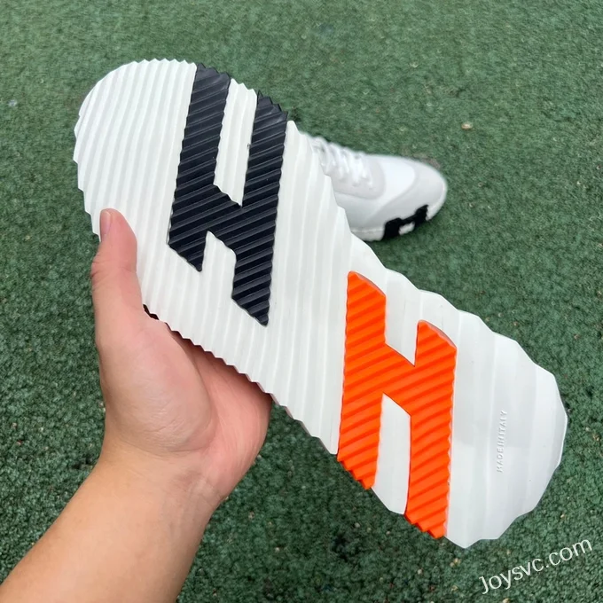 Hermes Bouncing Mesh White Orange Sneakers