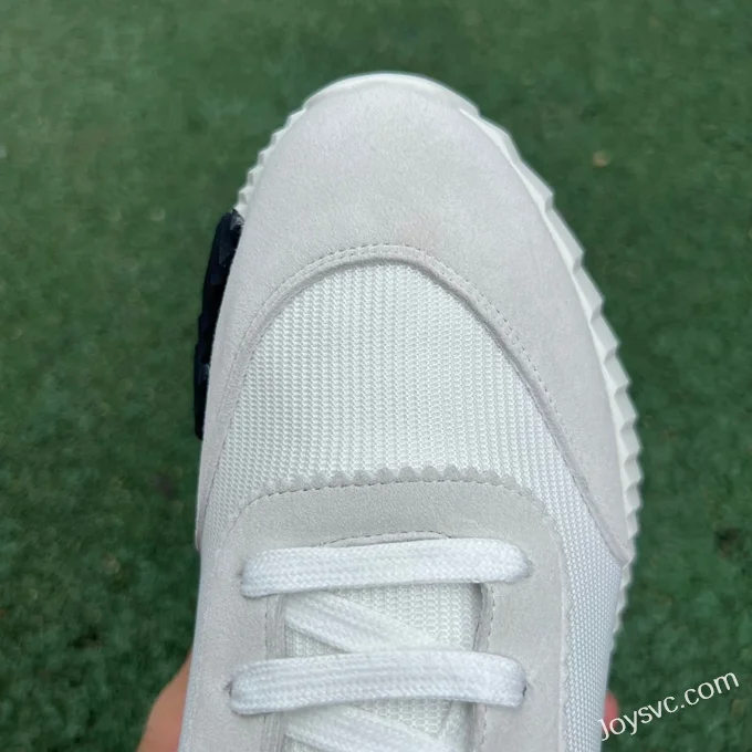 Hermes Bouncing Mesh White Orange Sneakers