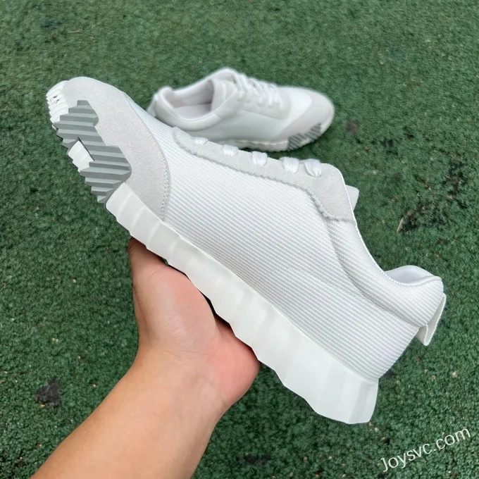 Hermes Bouncing Mesh White Grey Sneakers