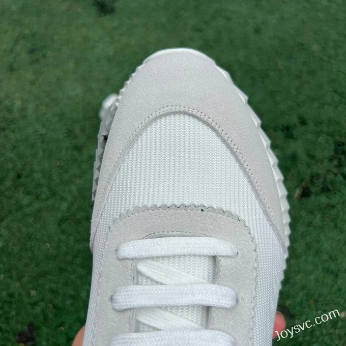 Hermes Bouncing Mesh White Grey Sneakers