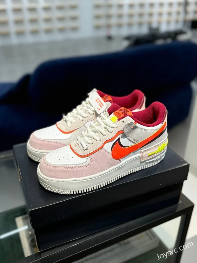 Nike Air Force 1 Macaron White Orange Pink CU8591-600