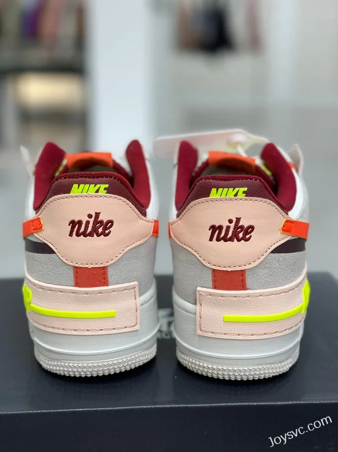 Nike Air Force 1 Macaron White Orange Pink CU8591-600