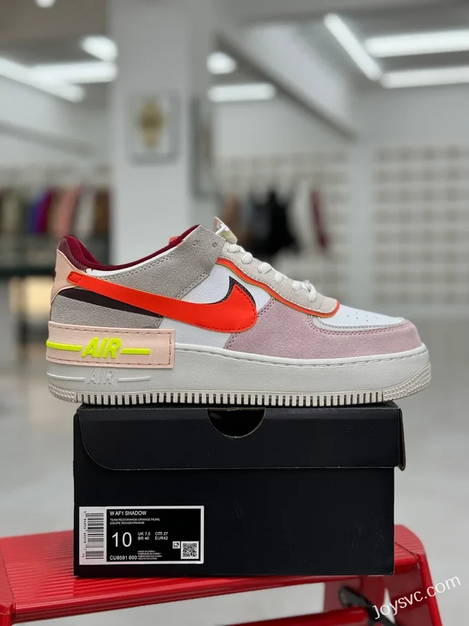 Nike Air Force 1 Macaron White Orange Pink CU8591-600