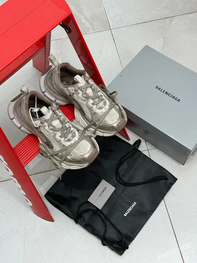 Balenciaga 10th Gen 3XL Distressed Brown Sneakers