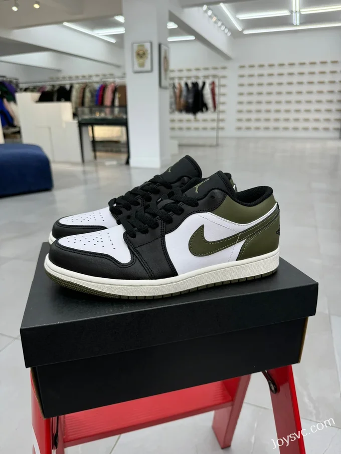 Air Jordan 1 Low Olive Green 553558-092