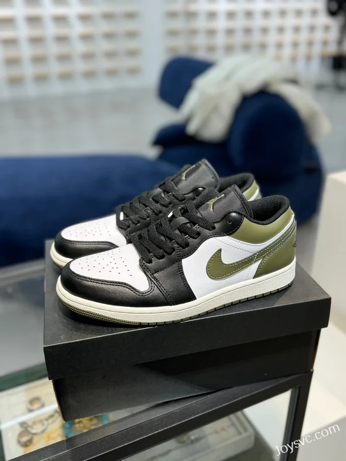 Air Jordan 1 Low Olive Green 553558-092