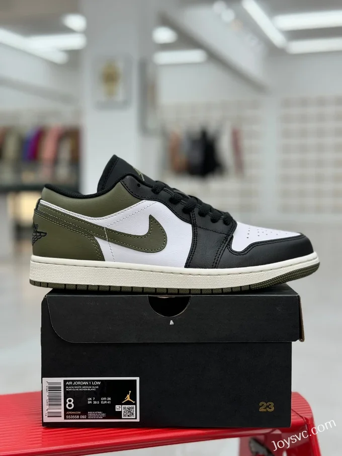 Air Jordan 1 Low Olive Green 553558-092