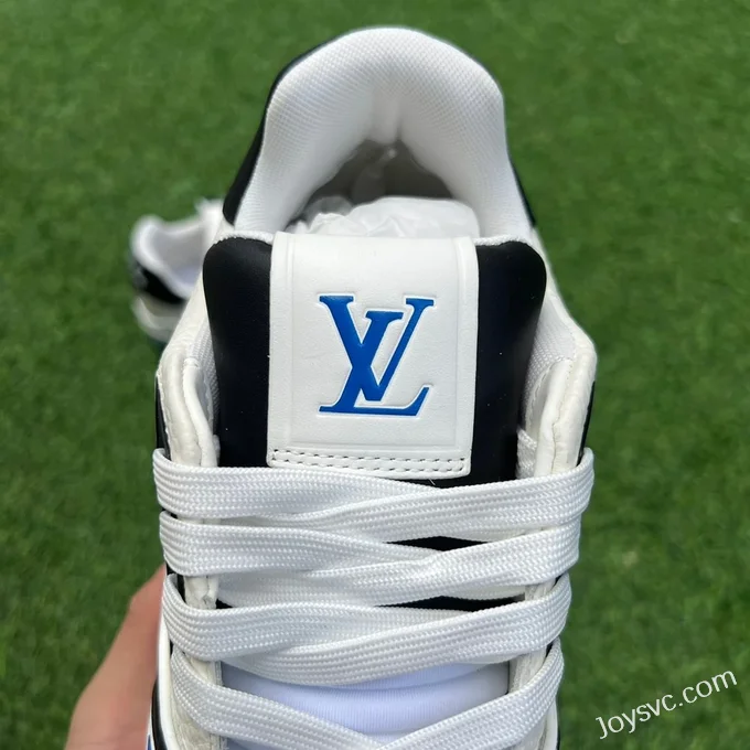 Louis Vuitton Trainer Black White Blue Y Version