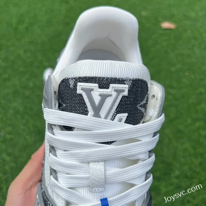 Louis Vuitton Trainer White Grey Y Version