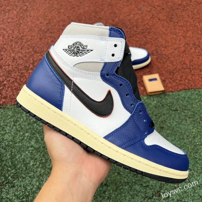 Air Jordan 1 High White Blue Black