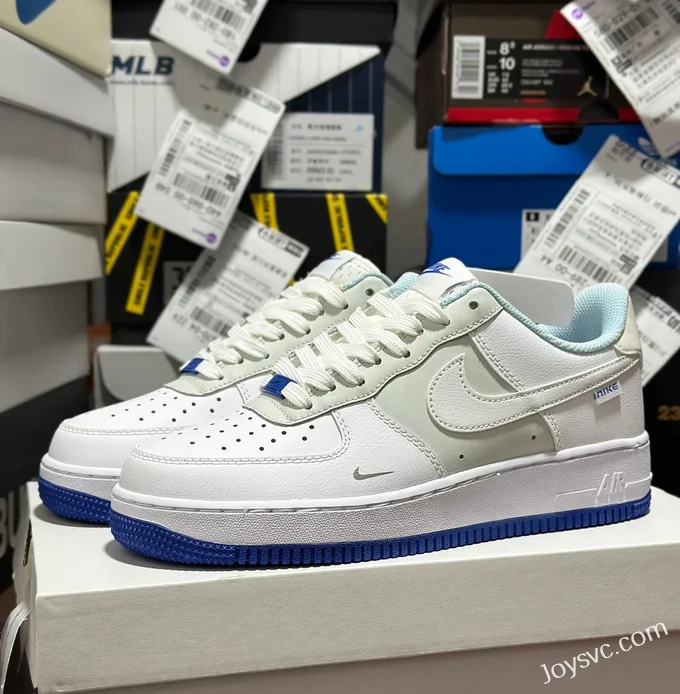 Nike Air Force 1 White Grey Blue FB1844-111