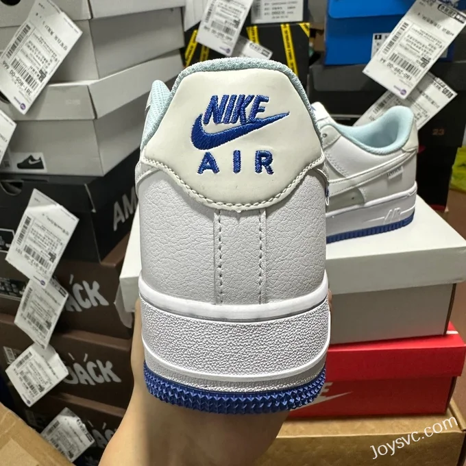 Nike Air Force 1 White Grey Blue FB1844-111