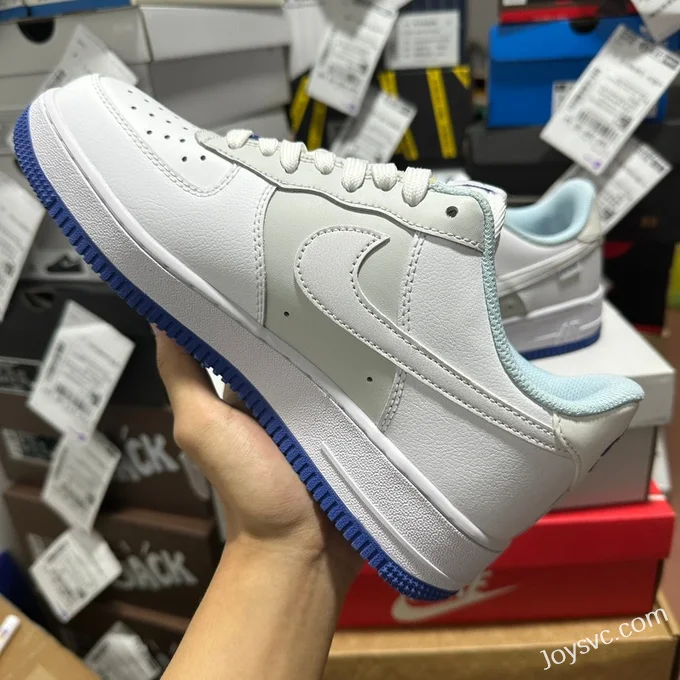 Nike Air Force 1 White Grey Blue FB1844-111