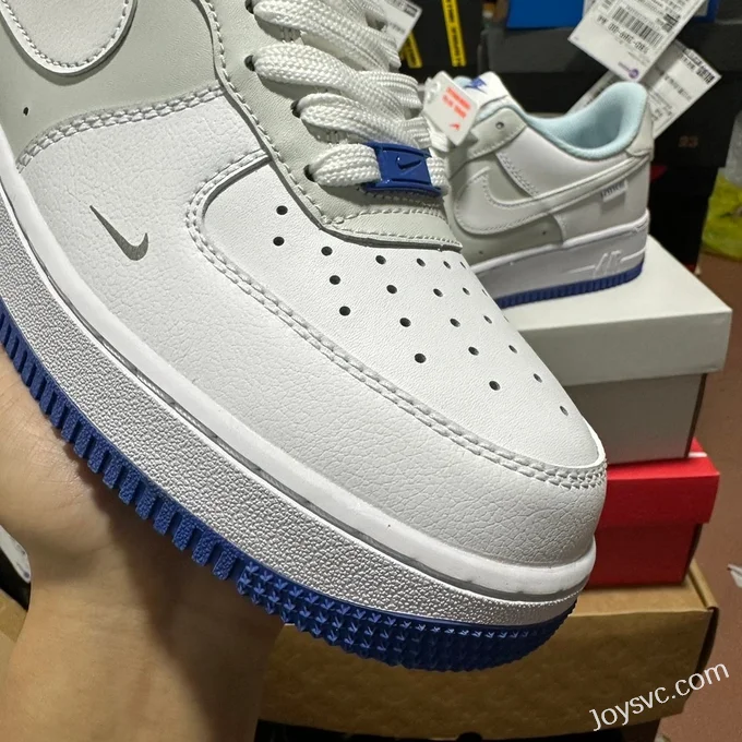 Nike Air Force 1 White Grey Blue FB1844-111